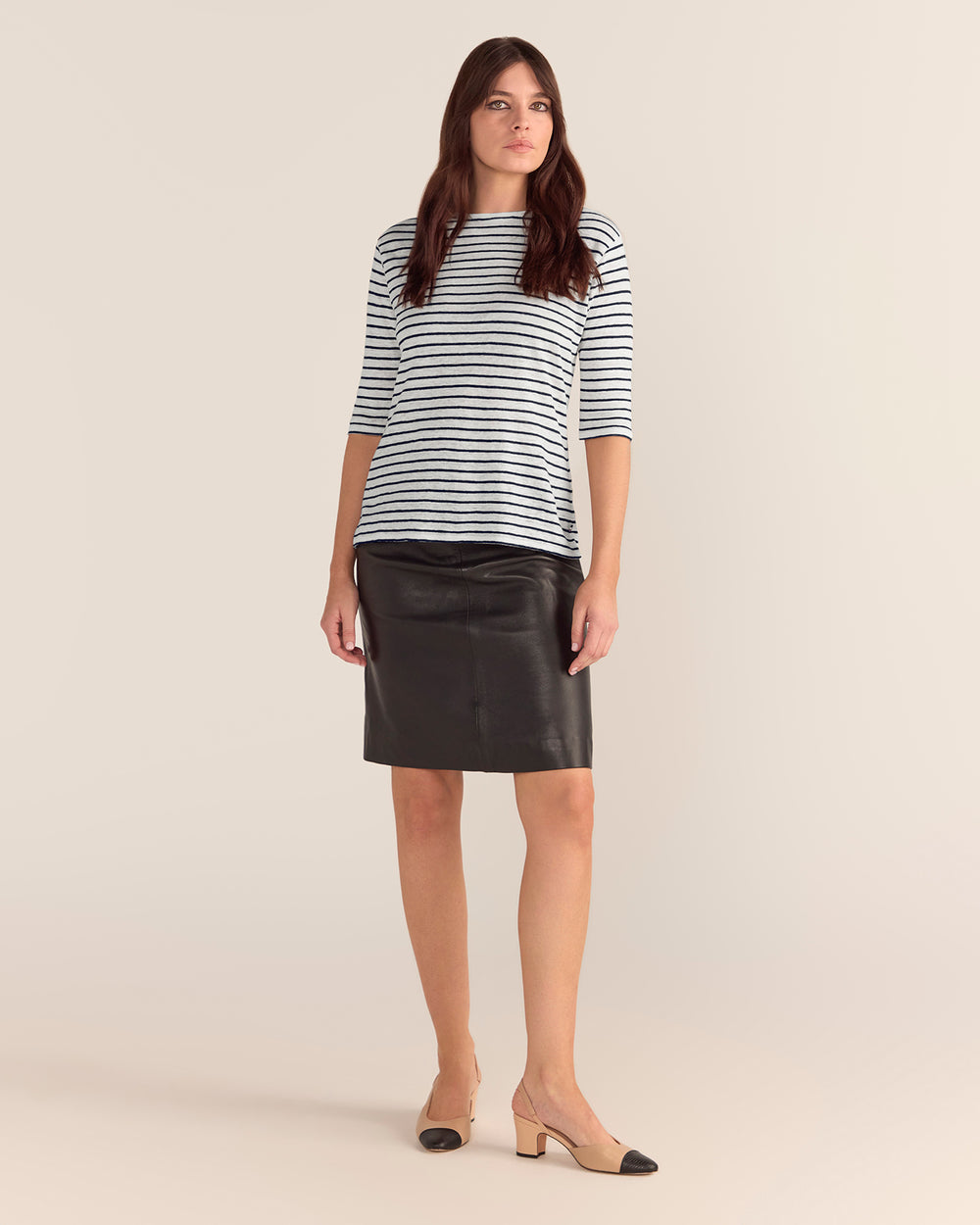 Black Leather Skirt