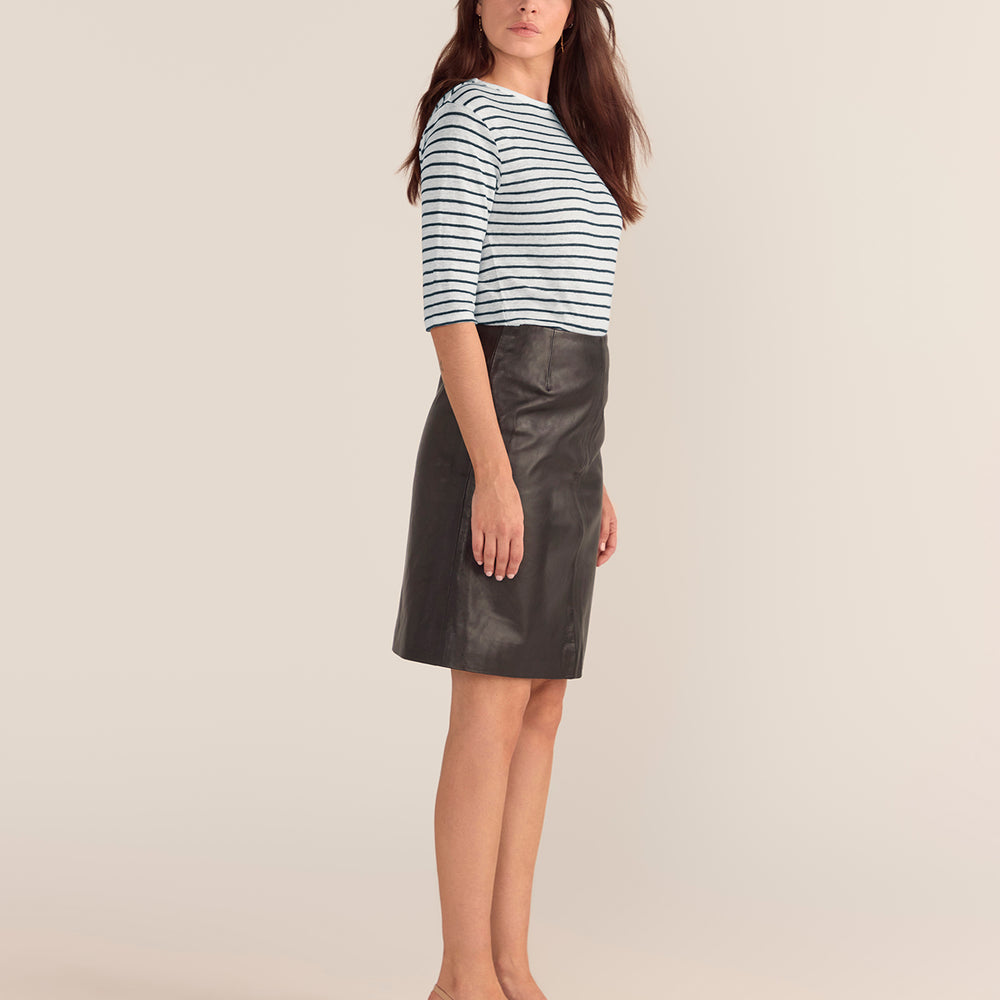 Black Leather Skirt
