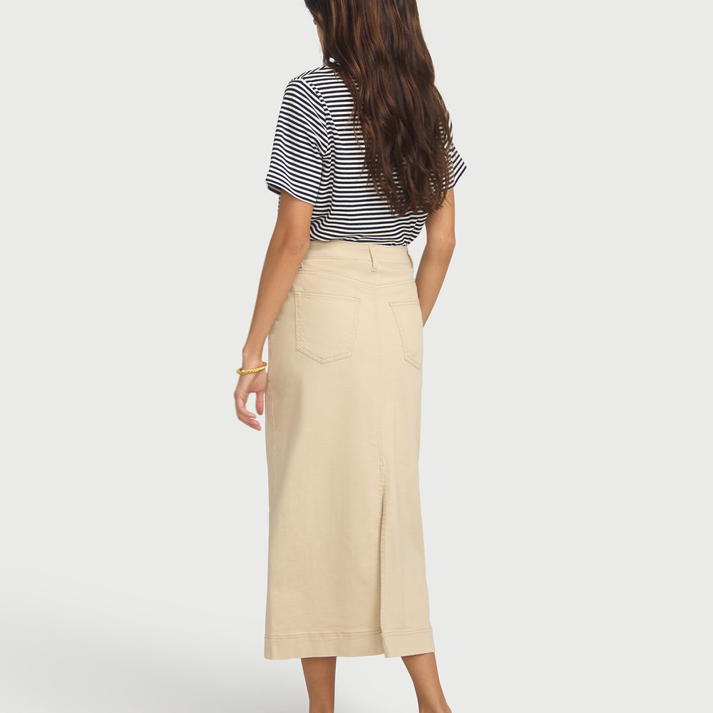 
                      
                        Beige Jupe Skirt
                      
                    