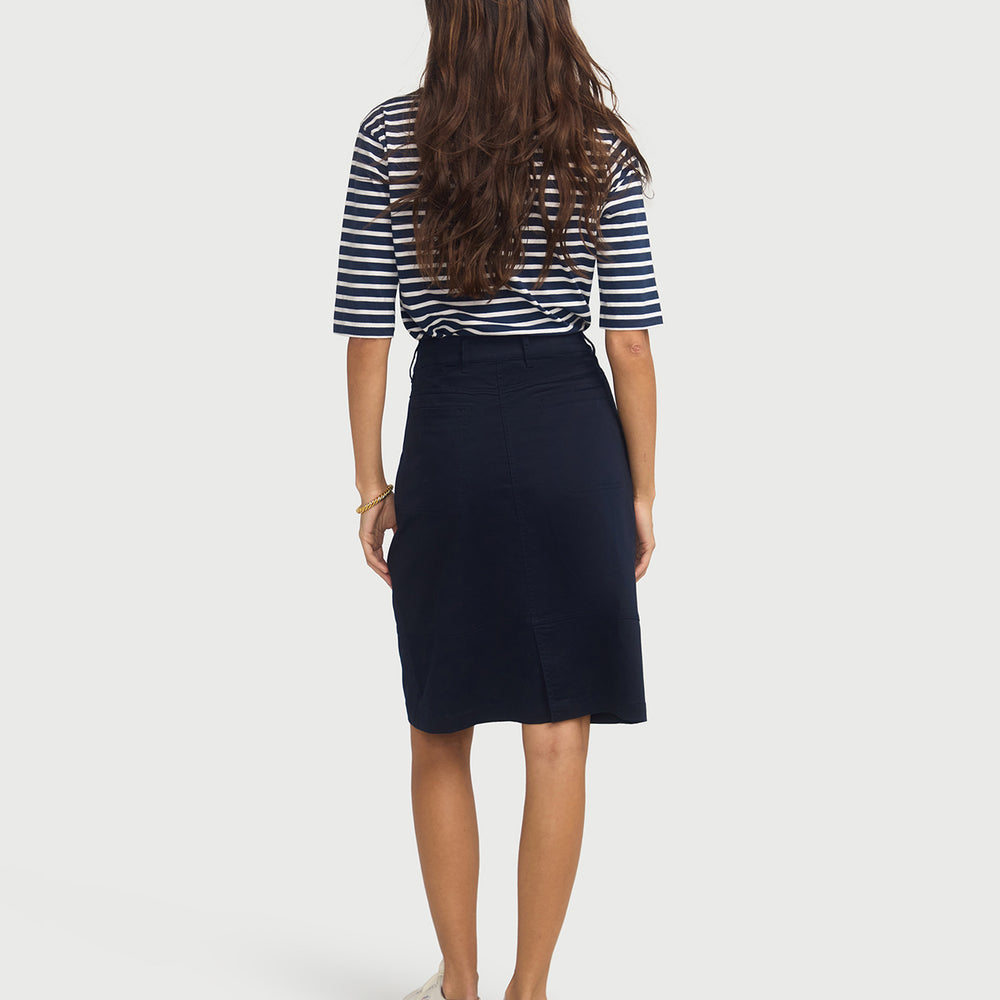 
                      
                        Navy Jupe Skirt
                      
                    