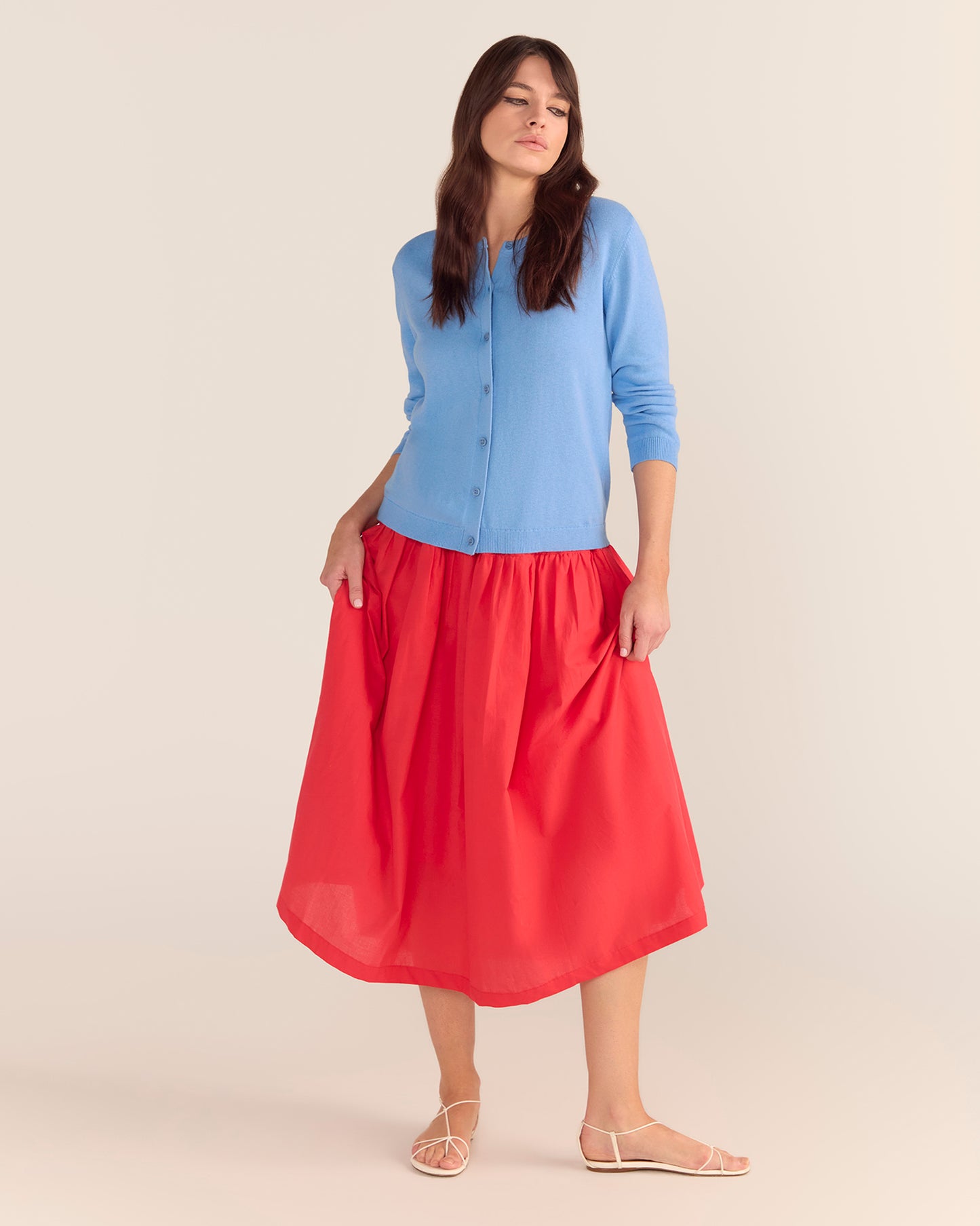 Provence Skirt - Red PREORDER EARLY NOVEMBER
