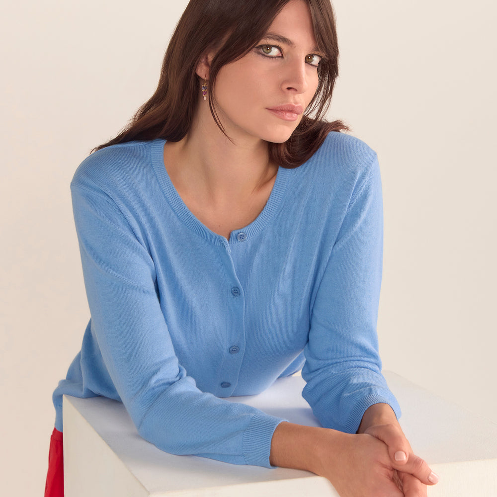 Grace Cardigan - Blue Serenity