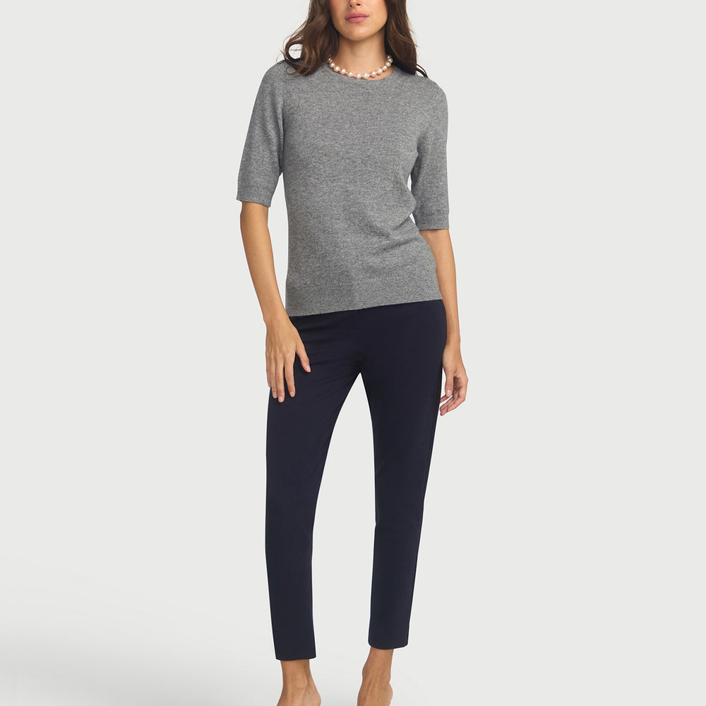 
                      
                        Margaux Grey Knit Top Cashmere & Wool
                      
                    