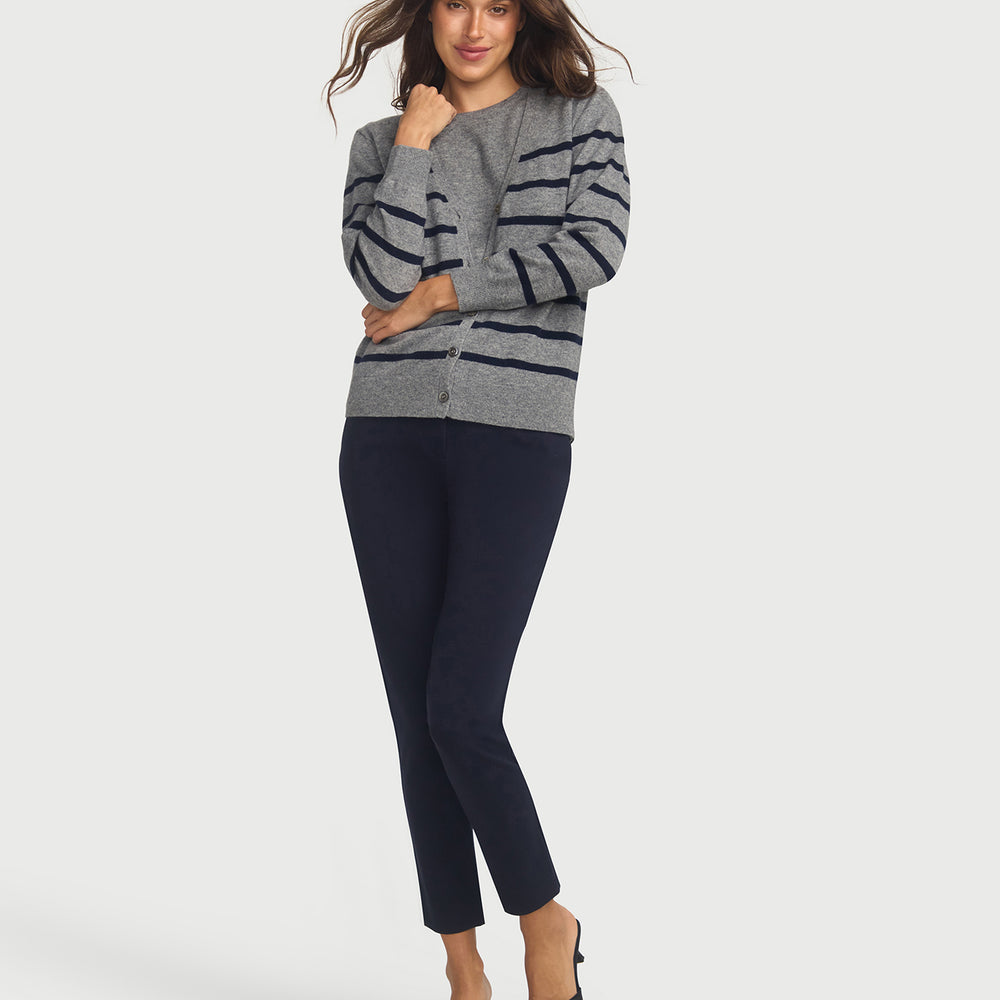 
                      
                        Margaux Grey Knit Top Cashmere & Wool
                      
                    