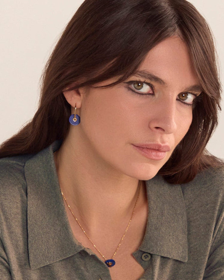 Baie Earrings Blue