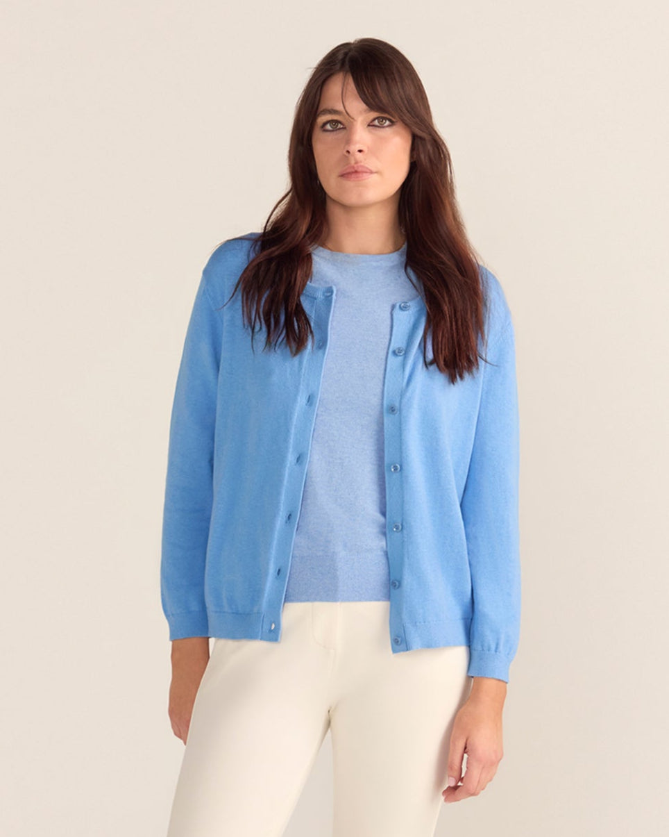 Grace Cardigan - Blue Serenity