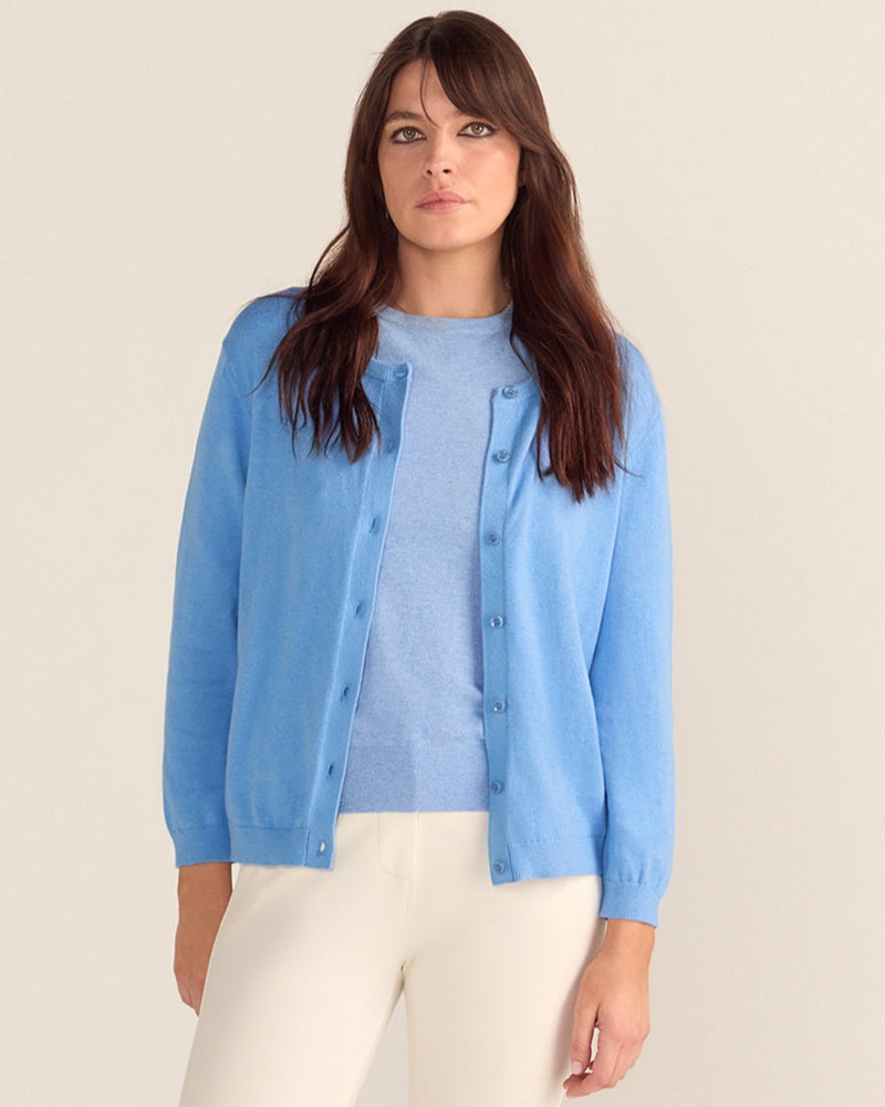
                      
                        Cotton And Cashmere Top -  Blissful Blue
                      
                    