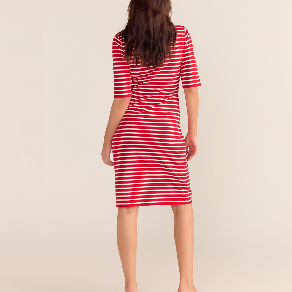 
                      
                        Brigitte Dress - Red White Stripe PREORDER 24 SEPTEMBER
                      
                    