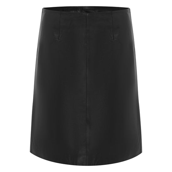 La Jupe Noir En Cuir - Black Leather Skirt