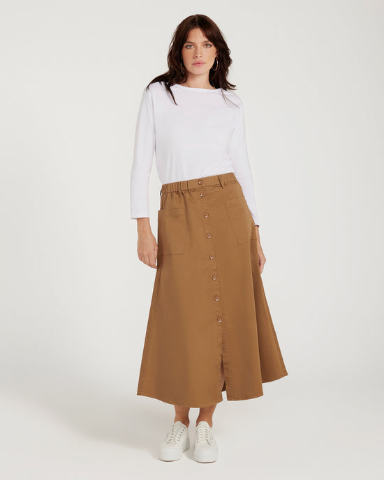 Brown Classic Skirt