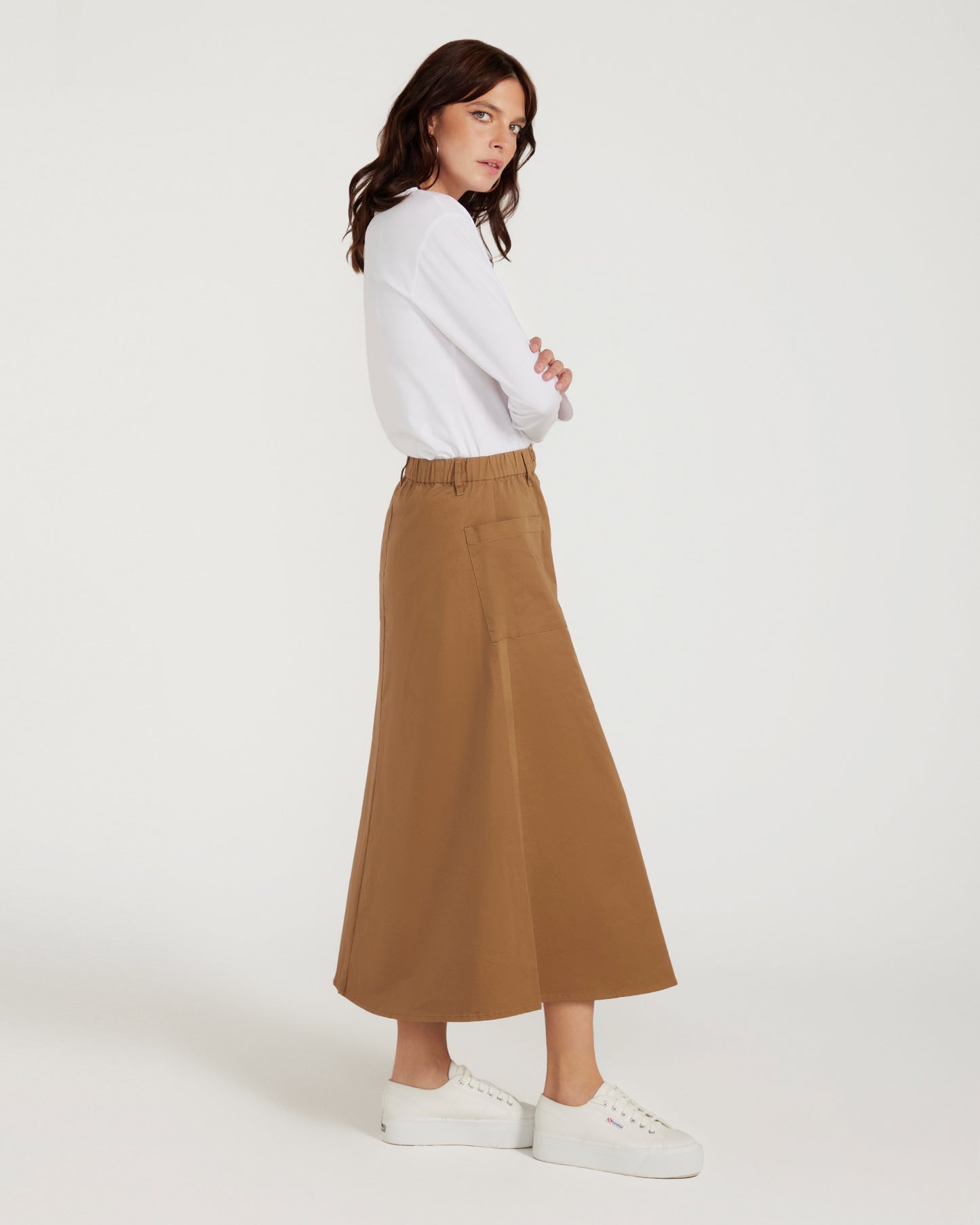 Brown Classic Skirt
