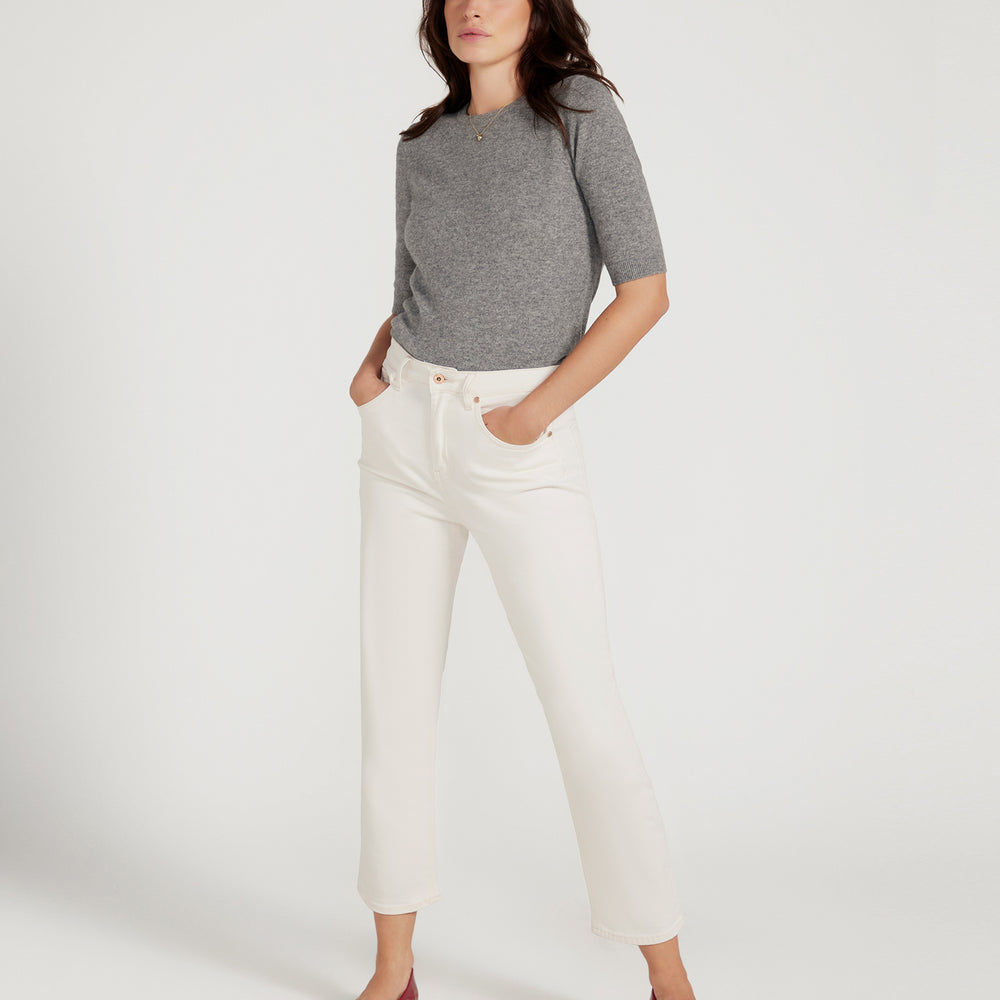 
                      
                        Margaux Grey Knit Top Cashmere & Wool
                      
                    