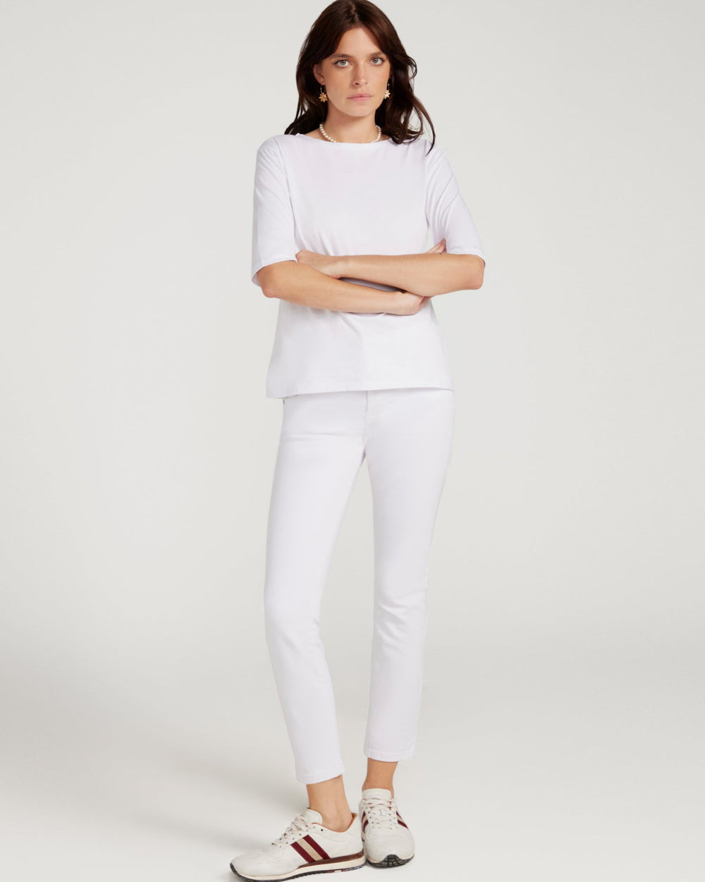 Classic White Straight Leg Jean