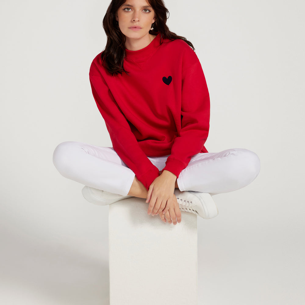 
                      
                        Jac Cadeaux Crew Neck Sweatshirt Red
                      
                    