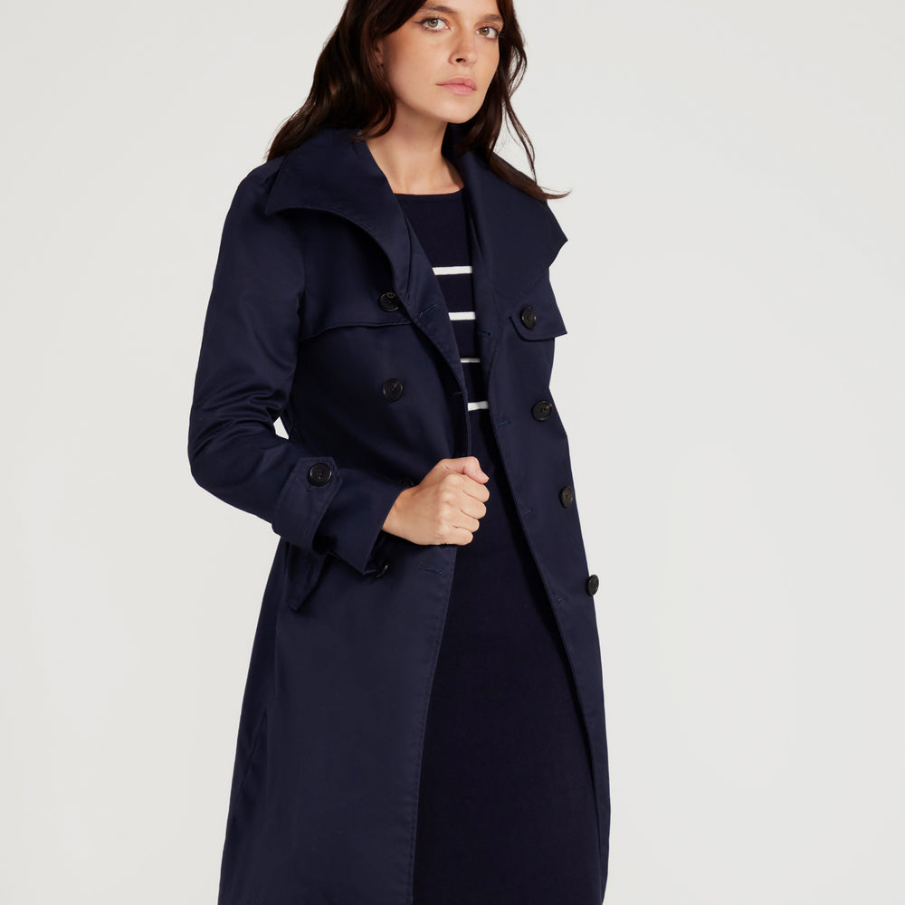 The Classic Trench- NAVY