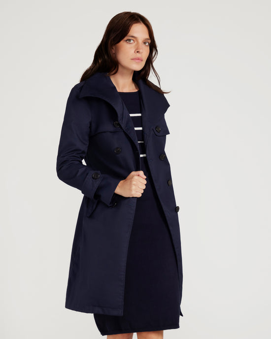 The Classic Trench- NAVY
