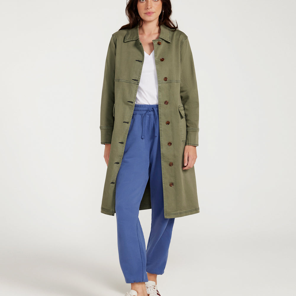 Cotton Trench - KHAKI