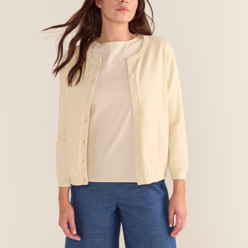 
                      
                        Grace Cardigan - Butter Cream
                      
                    