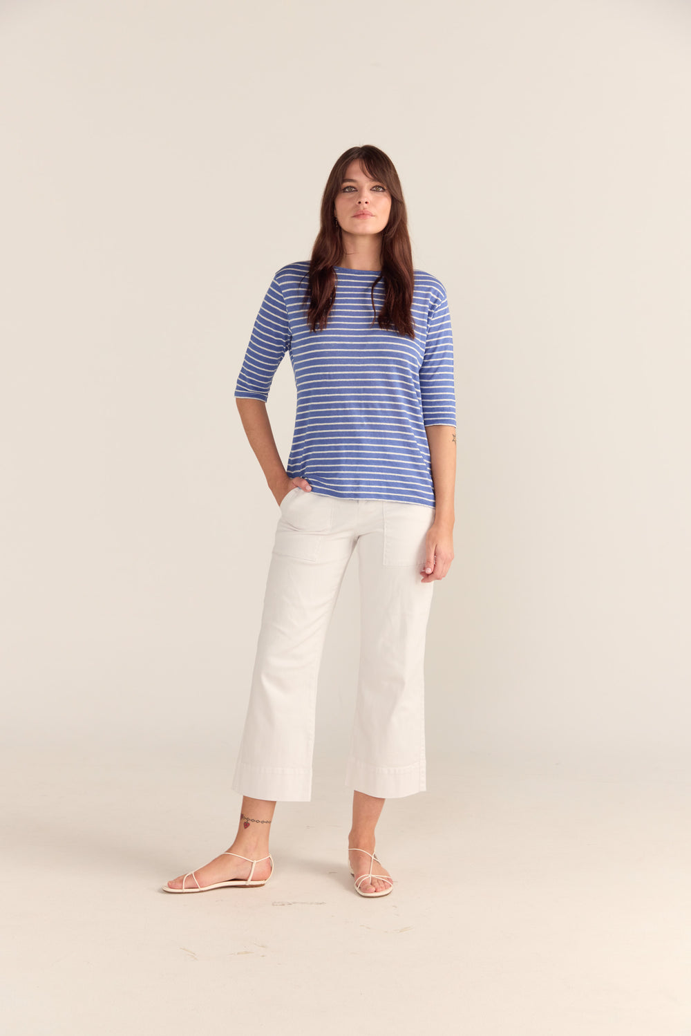 The White Cropped Jean
