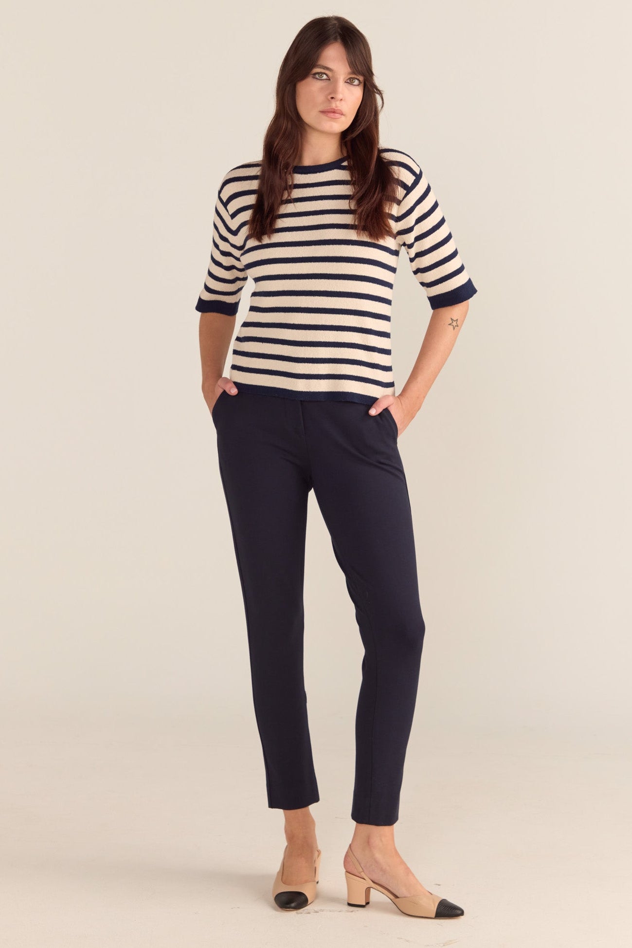 The Paris Pant - Navy Blue