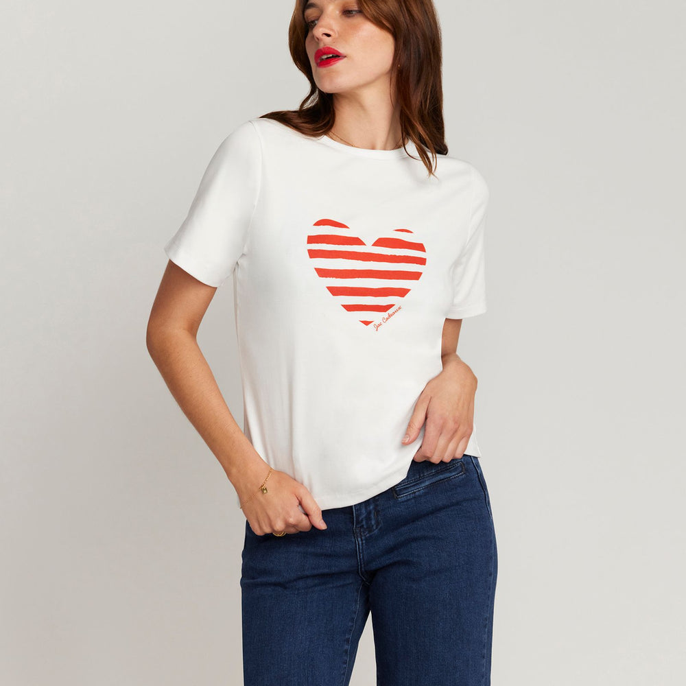 
                  
                    Jac Cadeaux Heart T-shirt Red
                  
                