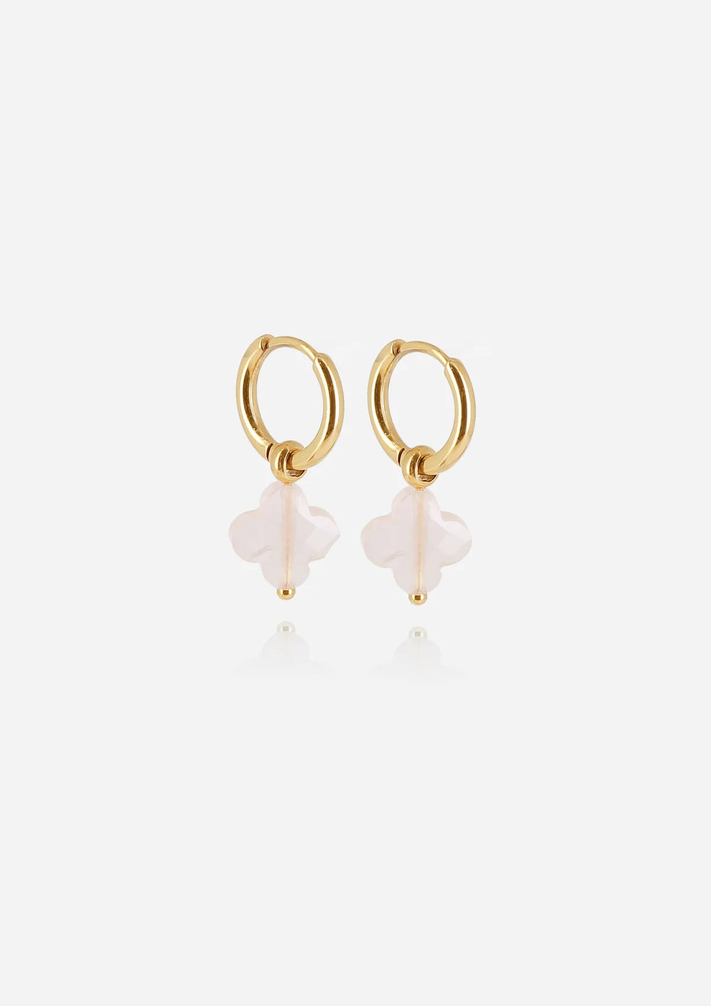 White Agate Earrings