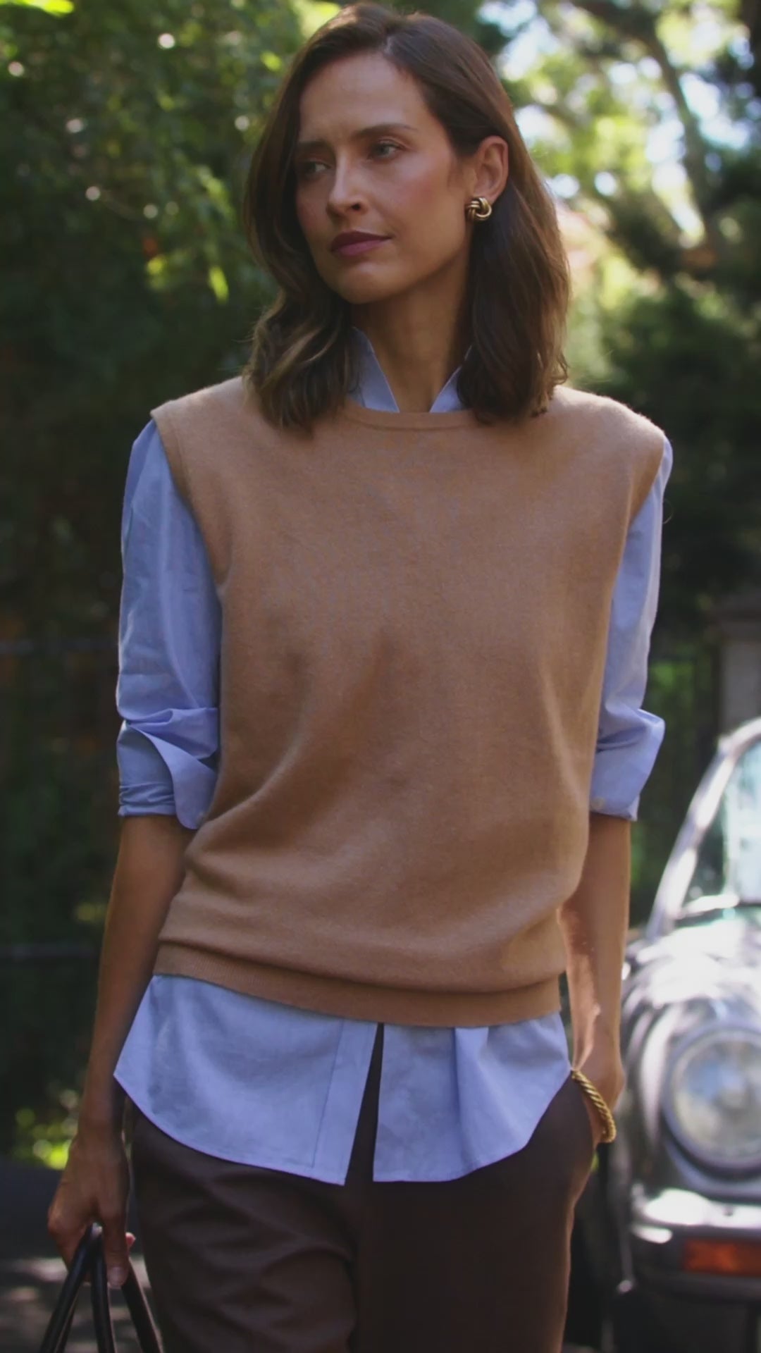 The Classic Vest - Hazelnut