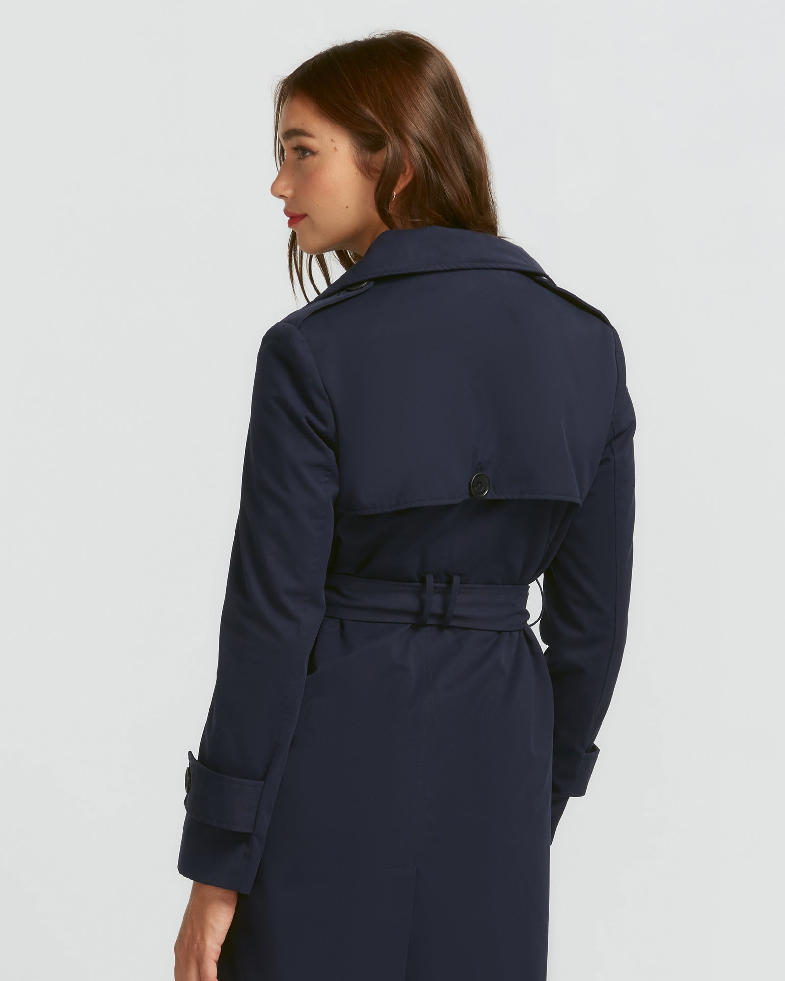 Newest Lilly Pulitzer Qynn Navy Trench Coat