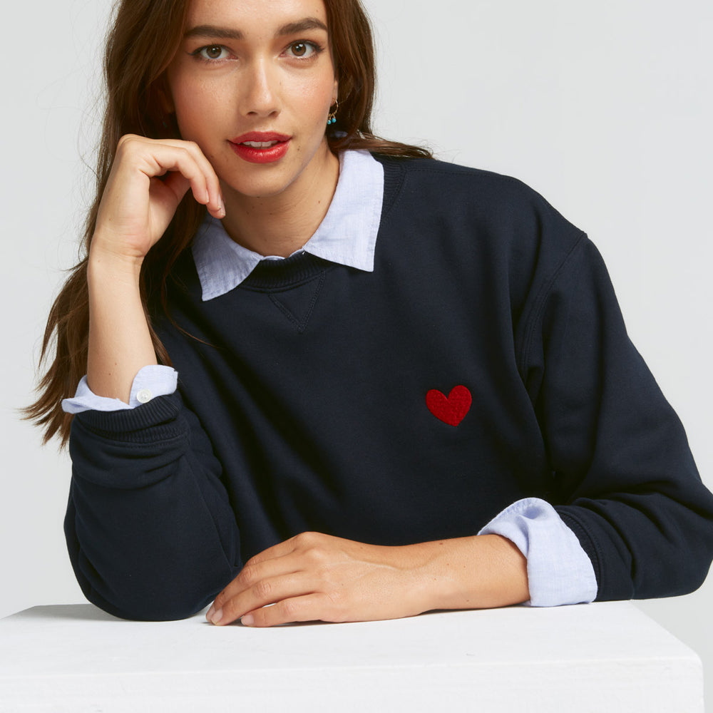 
                      
                        Jac Cadeaux Crew Neck Sweatshirt Navy Blue
                      
                    