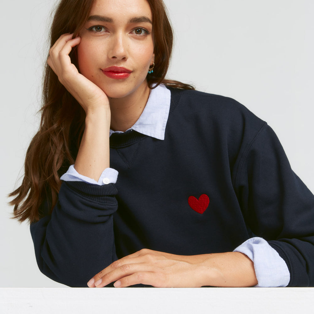 
                      
                        Jac Cadeaux Crew Neck Sweatshirt Navy Blue
                      
                    